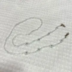 【未使用品】マスクストラップ　マスクチェーン　ビーズストラップ【匿名配送】