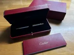 カルティエ Cartier ボールペン 本体 黒 箱付き - メルカリ