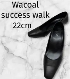 Wacoal success walk パンプス 黒 24.5cm 3E 幅広 - メルカリ