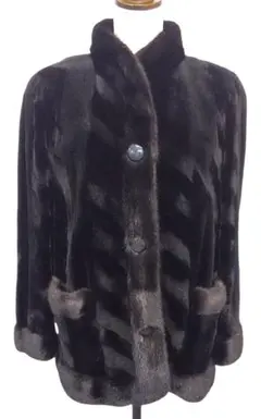 Guy Laroche SAGA MINK サガ　ミンク　ファーコート　ブラックのサムネイル