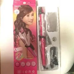 マイナスイオン＆スチーム 2wayカール＆ストレート