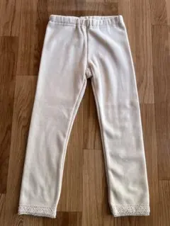 【新品・未使用】CRESCENT 裏起毛ボアパンツ　ベージュ110㎝☆