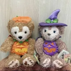 海外限定 2015年ハロウィンSSぬいぐるみ　 ダッフィーシェリーメイセット