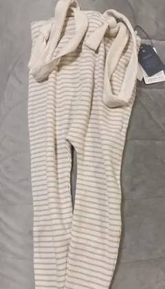 cottoli ボーダー　サス付き　レギンス　95