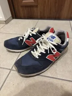 美品 New Balance 996 HG2ネイビー/レッド