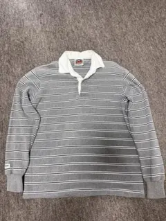【カナダ製】バテンウェア 長袖ラガーシャツ L ブラウン ポロシャツ 美品 カナダ製】バテンウェア 長袖ラガーシャツ L ブラウン ポロシャツ 美品