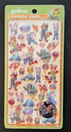 正規品　ボンボンドロップシール　ズートピア