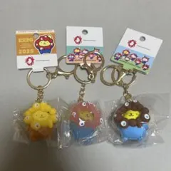 関西万博　ミャクミャク×サンリオ　キーホルダー　ポムポムプリン　 3個セット