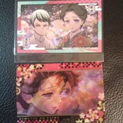 鬼滅の刃 名場面回顧カードチョコスナック&鬼滅の刃 デコステッカー1