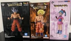 新品未開封　ドラゴンボール一番くじ　3体セット　B賞ブルマ　C賞　F賞　孫悟空