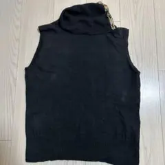 BURBERRY GOLF ブラック ノースリーブ LL