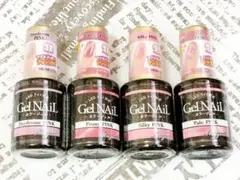 セリア ジェルネイル マグネット ピンク４本セット