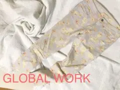 GLOBAL WORK✴︎花柄　スキニー　フラワー　ボタニカル