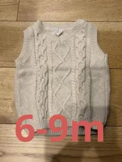 H&M ケーブル編み ニットセーター 6-9M