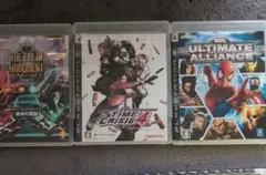 PS3ゲームソフト3点セット ユーズド 現動作未確認