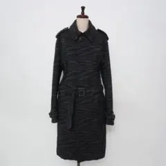 MISSONI SPORT 総柄ロングコート ブラック サイズ48*OD1254のサムネイル