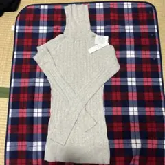 OMEKASI ランダムリブニットタートルネック