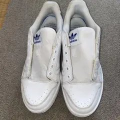 ぽ*ぽ様 adidas 靴　スニーカー　26cm 青　白