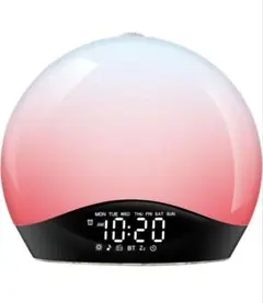 目覚まし時計　光　ホワイトノイズマシン　25種癒し音　デジタル時計