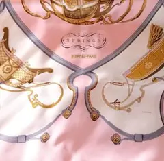 エルメス 美品 スプリング スカーフ