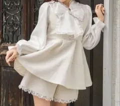 ROJITA（ロジータ） BIGリボンツイードセットアップ （ホワイト）