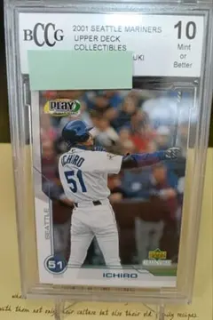 【殿堂入り BGS10！】2001 イチロー UpperDeck RC ③鑑定済