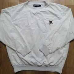 Polo Golf ホワイト ナイロンプルオーバー