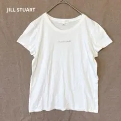 ジルスチュアート／Tシャツ 半袖 ワンポイントロゴ コットン M ホワイト 白のサムネイル