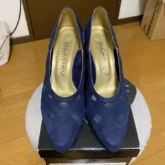 Yves Saint Laurent ネイビー ハイヒールのサムネイル