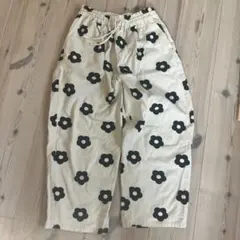 ローリーズファーム　花柄　シェフパンツ　ズボン　140 150 フラワープリント