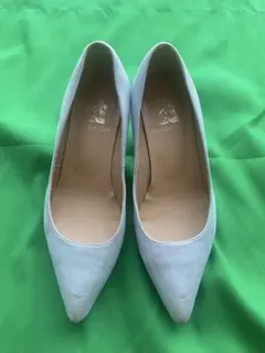 処分価格 BOUTIQUE OSAKI パンプス シルバー ポインテッドトゥのサムネイル