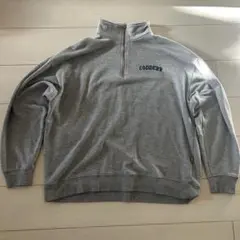 モノマート　ハーフジップスウェット グレー M