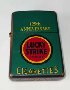 55555→12/31まで‼️ 【希少‼️】zippo スリム　ラッキーストライク 2026年最新】ZIPPO ラッキーストライク 125THの人気アイテム - メルカリ