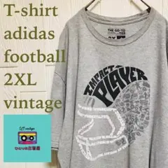 海外直輸入＊USA古着＊Tシャツ＊adidas＊original＊グレー＊2XL