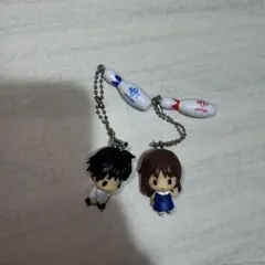 呪術廻戦　ラウンドワンコラボ　ミニフィギュアストラップ2点セット　乙骨憂太　里香