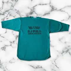 スウェット ターコイズ　Mサイズ　裏起毛