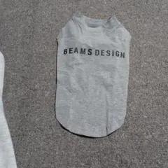 犬服 BEAMS DESIGN グレー ロゴのサムネイル