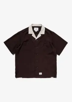 WTAPS』 半袖シャツ 24SS オープンカラー 襟切替 ブルー 【M】 - メルカリ