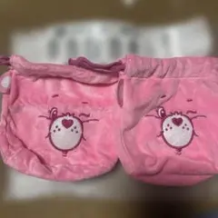 Care Bears ふわふわフェイス巾着part2 2個セット