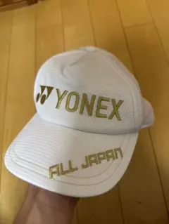 YONEX キャップ ホワイト - メルカリ