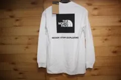XS白　ノースフェイス　長袖Tシャツ　バックスクエアロゴティー NT82333のサムネイル