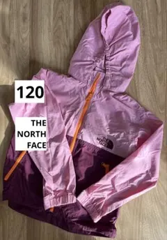 【極美品】ノースフェイス　ナイロンブルゾン 120cm　フード取外し可能