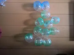 カプセル 12個セット 透明・緑・青