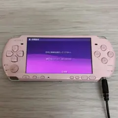 動作確認済⭐️ PSP3000 本体 　SONY ゲーム機　ブロッサムピンク②