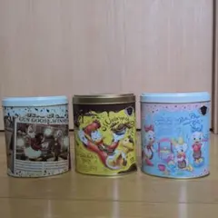 ディズニークランチチョコの空き缶 3点セット