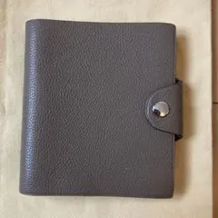 HERMES エルメス ユリスPM ゴールド トゴ 手帳カバー＋純正リフィル 