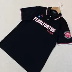 PEARLY GATES ゴルフ半袖ポロシャツ ［日本製］☆美品☆