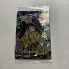 鬼滅の刃 冨岡義勇 カード かふぇくじ ミニ二層ブロック 缶バッジ