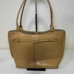 marie claire マリクレール レザー ハンドバッグ キャメル