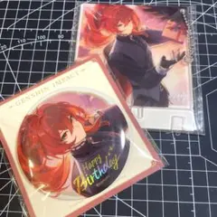 原神 ディルック　誕生日缶バッジアクリルコースターセット